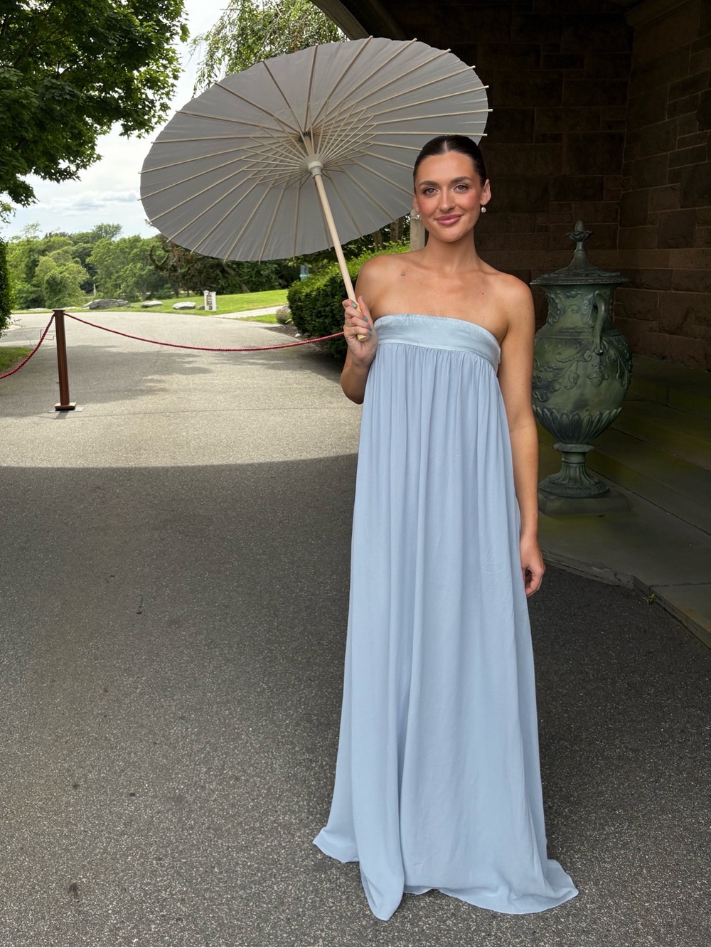 REFORMATION Maribelle Dress in Mineral 4
